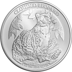 2023 Cambodia Clouded Leopard 1oz Silver Coin