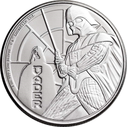 2022 Niue Star Wars Darth Vader 1oz Silver Coin