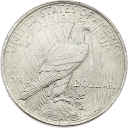 Pre-Owned USA Peace Dollar Silver Coin