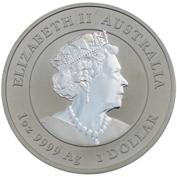Pre-Owned 2023 Australian Lunar Rabbit 1oz Silver Coin - VAT Free
