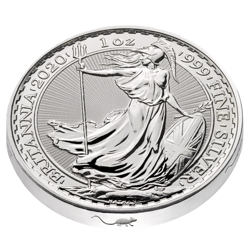 Pre-Owned 2020 UK Britannia Privy Rat 1oz Silver Coin - VAT Free