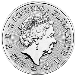 Pre-Owned 2023 UK King Arthur Myths and Legends 1oz Silver Coin - VAT Free