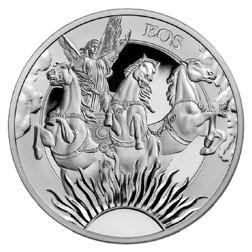 2023 St. Helena Goddesses: Eos and The Horses 1oz Silver Coin