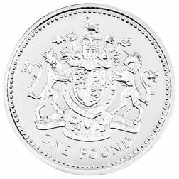 Pre-Owned 1983 UK £1 Silver Piedfort Proof Coin - VAT Free