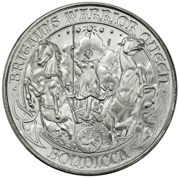 Boudicca: Britain's Warrior Queen 1oz Silver Round