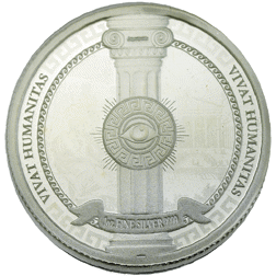 Pre-Owned 2023 Niue Vivat Humanitas 1oz Silver Coin - VAT Free