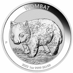 Pre-Owned 2022 Australian Wombat 1oz Silver Coin - VAT Free