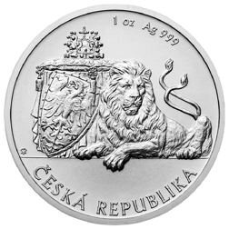 Pre-Owned 2017 Niue Czech Lion 1oz Silver Coin - VAT Free
