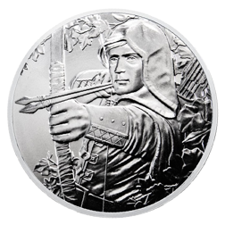 Pre-Owned 2019 Austrian Robin Hood 1oz Silver Coin - VAT Free