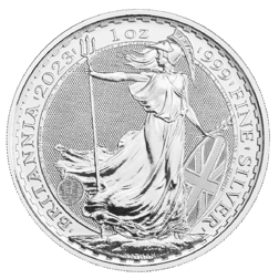 Pre-Owned 2023 UK King Charles III Coronation Britannia 1oz Silver Coin - VAT Free