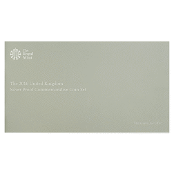 Pre-Owned 2016 UK Commemorative Proof Silver 8-Coin Set - VAT Free