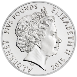 Pre-Owned 2015 Alderney Salvation Army £5 Proof Silver Coin - Missing Outer Box - VAT Free