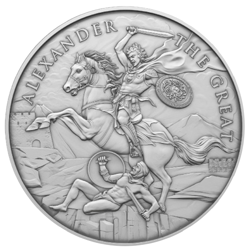 Pinehurst Legendary Warriors: Alexander the Great 1oz Silver Round