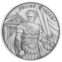 Pinehurst Legendary Warriors: Julius Caesar 1oz Silver Round