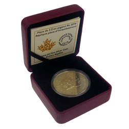 Pre-Owned 2014 Canadian Maple 1oz Silver Coin - Missing Outer Box - VAT Free