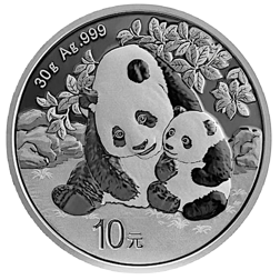 2024 Chinese Panda 30g Silver Coin