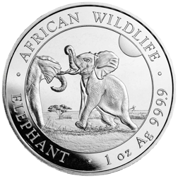 2024 Somalian Elephant 1oz Silver Coin