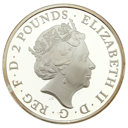 Pre-Owned 2015 UK Britannia 1oz Proof Silver Coin - Missing Outer Box - VAT Free