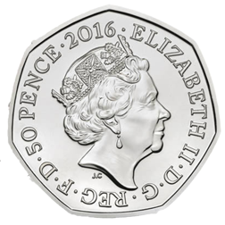 Pre-Owned 2016 UK Team GB Rio Olympics 50p Silver Proof Coin - Missing Outer Box - VAT Free