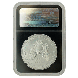 Pre-Owned 2014 USA Eagle 1oz Silver Coin - NGC Graded MS69 - 3855919-466 - VAT Free