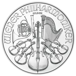 2024 Austrian Philharmonic 1oz Silver Coin