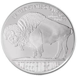 Silvertowne Buffalo 1/2oz Silver Round - Tube of 20