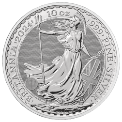 2024 UK Britannia 10oz Silver Coin
