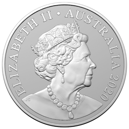 Pre-Owned 2020 Royal Australian Mint Kangaroo 1oz Silver Coin - VAT Free
