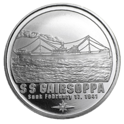 （レア！）QANON 1オンス 銀貨　WWG1WGA Q WWG1WGA 1 oz Silver Round - Hero Bullion