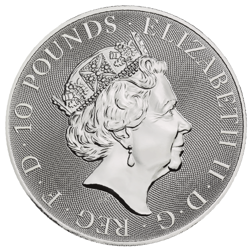 Pre-Owned UK Royal Arms 10oz Silver Coin - Mixed Dates - VAT Free