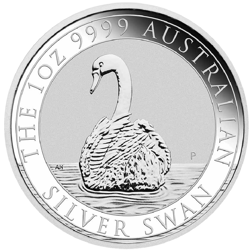 Pre-Owned 2023 Australian Swan 1oz Silver Coin - VAT Free
