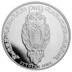2024 Republic of Chad Stygian Owl 1oz Silver Coin