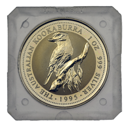 Pre-Owned 1995 Australian Kookaburra 1oz Silver Coin - VAT Free