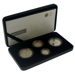 Pre-Owned 2008 UK Piedfort Proof Silver 4-Coin Collection - VAT Free