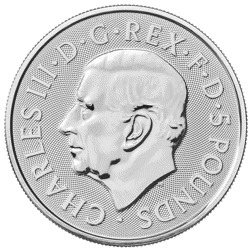 Pre-Owned 2024 UK Tudor Beasts Seymour Unicorn 2oz Silver Coin - VAT Free