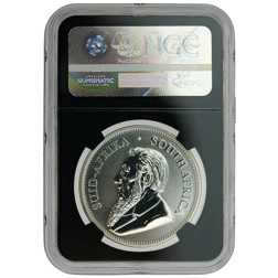 Pre-Owned 2017 South Africa 50th Anniversary Krugerrand 1oz Silver Coin - NGC Graded SP70 - 4528687-