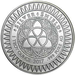 Pre-Owned 2017 Freedom Girl 1oz Silver Round