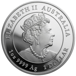 Pre-Owned 2020 Australian Lunar Mouse 1oz Proof Silver Coin - VAT Free