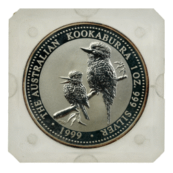 Pre-Owned 1999 Australian Kookaburra 1oz Silver Coin - VAT Free