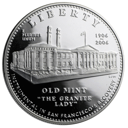 Pre-Owned 2006 USA San Francisco Old Mint Centennial Proof Design Silver Coin - VAT Free