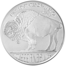 SilverTowne Mint 1oz Silver Buffalo Round