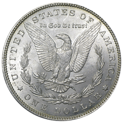 Pre-Owned USA 1898 Morgan Dollar Philadelphia Silver Coin - VAT Free