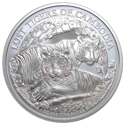 2024 Cambodia Lost Tigers 1oz Silver Coin