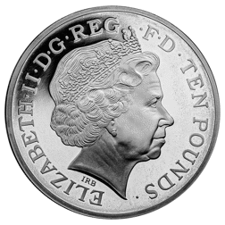 Pre-Owned 2012 UK London Olympic Games Pegasus 5oz Proof Silver Coin - VAT Free