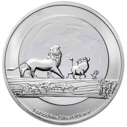 Pre-Owned 2021 Niue Disney Lion King Hakuna Matata 1oz Silver Coin