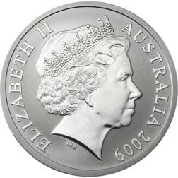 Pre-Owned 2009 Royal Australian Mint Kangaroo 1oz Silver Coin - VAT Free