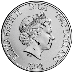 Pre-Owned 2022 Niue Pirates of the Caribbean Silent Mary 1oz Silver Coin - VAT Free