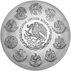 Pre-Owned Mexican Libertad 1kg Silver Coin - VAT Free - Mixed Dates