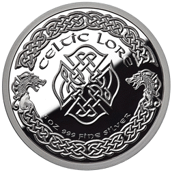Pre-Owned Celtic Lore: Cernunnos 5oz Proof Silver Round