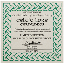 Pre-Owned Celtic Lore: Cernunnos 5oz Proof Silver Round